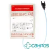 Electrodo desfibrilador adulto y pediátrico AED preconectado compatible con marcas Mediana y Tecno-Gaz, modelo Hearton AED A15 y Tecno-Heart Plus