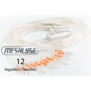 Kit mesoperfusión pulpo 12 agujas para mesoterapia facial y corporal