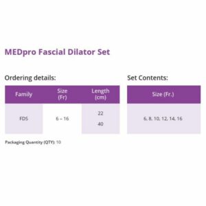 FDS MEDPRO Kit de Dilatadores Fasciales tipo cook medical tipo boston tipo olimpus tipo storz lobo FOTO 3