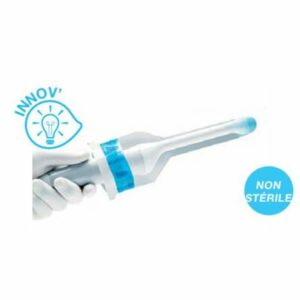Funda sonda ecografo vaginal anal protección endocavitaria marca  Parker  modelo eclipse pregelada aquasonic 100  polietileno libre de látex medidas (83mm a 43mm)x241mm.