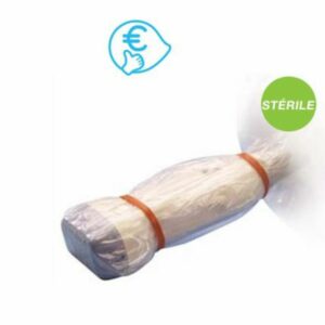 Kit funda superficial sonda ecógrafo Polietileno  sin látex estéril marca Krystal Medidas 15x240cm.