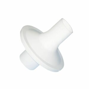 Filtro bacteriano 34,5 mm para CareFusion, Jaeger, SensorMedics, Viasys. Caja de 100 unidades.