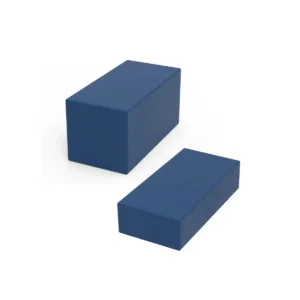 Cojín acolchado en forma de paralelepípedo 160x240x110 mm recubierto en piel sintética, soporte ergonómico para terapia y clínico