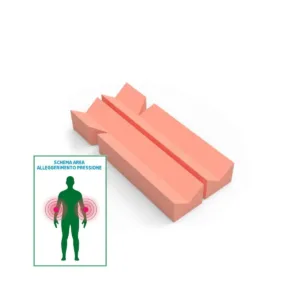 Posicionador de brazo de gel 610x130 mm para soporte ergonómico médico
