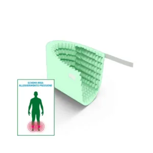 Protector de talón de gel 350x200x200 mm para prevenir úlceras por presión