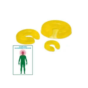 Posicionador de herradura de gel diam 92x24mm para soporte ergonómico y alivio presión