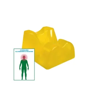 Posicionador de gel para cabeza en posición prona 270x240x150mm