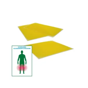 Placa posicionadora de gel para rodilla 400x240x10 mm, soporte anatómico y protección en quirófano