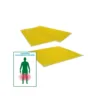 Placa posicionadora de gel para rodilla 500x520x10 mm, soporte anatómico y prevención úlceras por decúbito