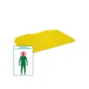 Posicionador semicilíndrico de gel 470x100x50 mm para soporte ergonómico y prevención de úlceras por decúbito
