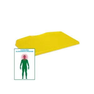 Posicionador semicilíndrico de gel 470x100x50 mm para soporte ergonómico y prevención de úlceras por decúbito