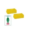 Posicionador de gel para talón 160x85x50 mm, soporte ergonómico y protección contra presión en cuidados médicos