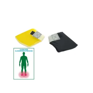 Protector de talón de gel 170x230x13 mm para prevención úlceras decúbito