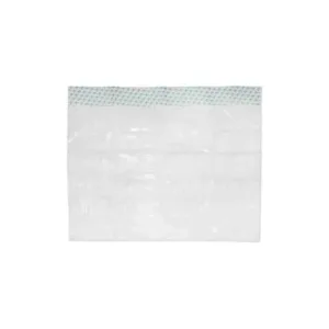 Bolsa contenedora de gasas estéril polietileno transparente adhesivo 52x42 cm