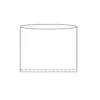 Funda protectora transparente para mampara de 128x102 cm, polipropileno, 50 unidades