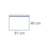 Funda de inicio estéril polietileno transparente con adhesivo 61x46 cm