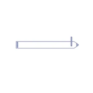 Funda para videocámara ICE4200 en película de polietileno transparente con tiras adhesivas y funda para cable inversa