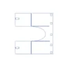Paño estéril ICE4430 para miniarco en C, polietileno transparente con banda elástica y fijación adhesiva, compatible Fluoroscan y OEC6600/6800