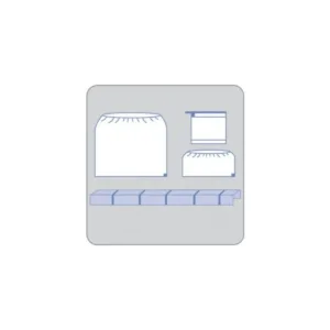 Kit estéril para arco en C tamaño completo con paños moldeados y fundas elásticas transparentes