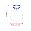 ICEBBG070 Fundas intensificadoras de imagenes circulares con elastico 75 x 65 cm Ancho estirado 130cm
