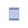 Bolsa transparente adhesiva dos compartimientos 29x17 cm esteril para instrumental médico