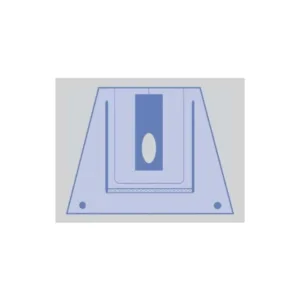 Bolsa estéril de polietileno transparente para procedimiento de hombro con fenestración de 19 x 25 cm