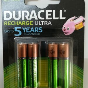Pila Duracell recarg. LR03 AAA 1000mAh b/4, ref. 0385029