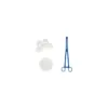 Set preparación piel con pinza forceps plástica y 5 torundas TNT grandes en blíster rígido estéril