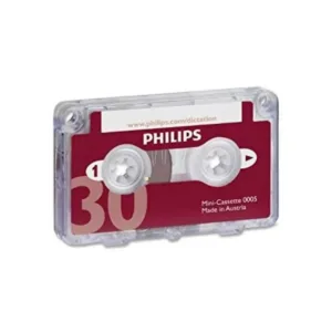 Mini-Cassette Philips LFH0005 pack de 10 cintas de 30 minutos para grabadoras analogicas