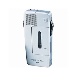 Pocket Memo 488 Philips grabadora analogica con micrófono solapa, cinta 005 y accesorios para dictado profesional