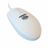 Ratón médico USB Mighty Mouse color blanco, diseño ergonómico y hermético para uso hospitalario
