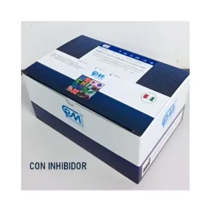 Kit medio transporte PCR con hisopos flocados e inhibidor para recolección de muestras Covid-19, caja 100 unidades