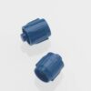 Tapon obturador macho Luer Lock color azul ABS, caja con 200 unidades, ref OBTMML