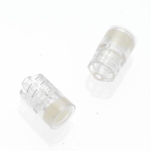 Tapon obturador macho Luer Lock con punto Abs ref Obtmy02, caja 200 unidades, sin BPA