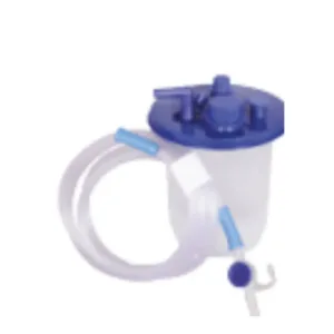 Bolsa de aspiración MED-SOFT de 1 litro con tubo de 6 mm y sistema MED-STOP para pediatría