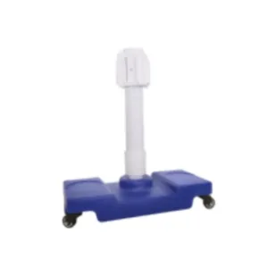 Carrito para recipientes con ruedas resistentes, estructura robusta y movilidad eficiente para entornos médicos y clínicos