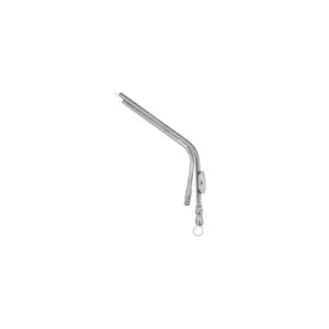 Cánula de aspiración de 45 cm y 5 mm de diámetro para procedimientos laparoscópicos