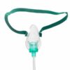 Mascarilla suave de concentración media neonatal con bolsa y tubo de flujo seguro, sin DEHP