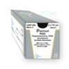 Sutura absorbible monofilamento PDO Polidioxanona 2/0 violeta 2x70cm sin aguja