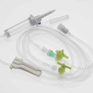 Equipo Infusion 3 Vias P/Gravedad 150Cm + Llave 3 Vias + Valvula Antiretorno + 30Cm Llr Ref.Per3Vf