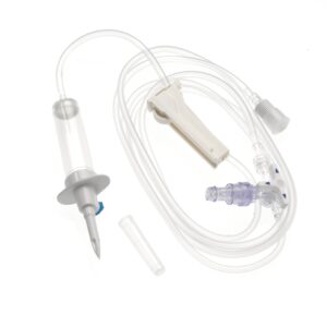 Equipo infusion anestesia multivia 150cm con llave 3 vias y valvula bidireccional
