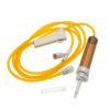 Equipo de infusión oncología color ambar translucido con filtro UV y luerlock móvil