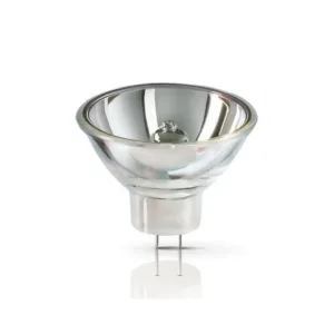 Lámpara halógena Philips 100W 12V GZ6.35 reflector MR16 50mm CRI 100 3330K para electromedicina y fotolaboratorio