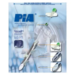 PIA22 Aguja para Alcoholizacion de Tumores Hepaticos 22G 1