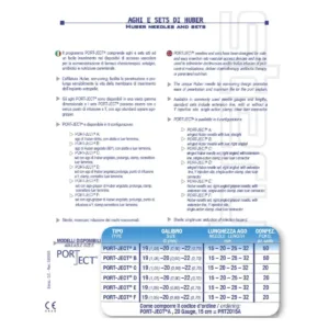 PORTJECT19 Aguja Huber 19G 2