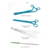 Kit inserción DIU PM-CARE con pinza Pozzi recta, pinza Cheron curva, tijeras hilos y histerómetro FR14, esteril y un solo uso