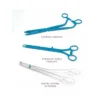 Kit inserción DIU PM-CARE con pinza Pozzi recta, pinza Cheron curva y tijeras para hilos