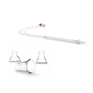 Catéter rígido PM-CARE 2V-CUP diámetro 23mm para histerografía y histerosonografía, 2 vías FR8.5 longitud 400mm estéril un solo uso
