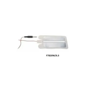 Placa electroquirúrgica foam 202x101mm con conector bipolar Ø6,3mm y cable de 300cm