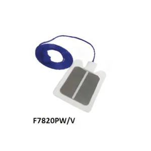 Placa electroquirurgica foam tamaño 148x90 mm con sistema REM y conexion Valleylab